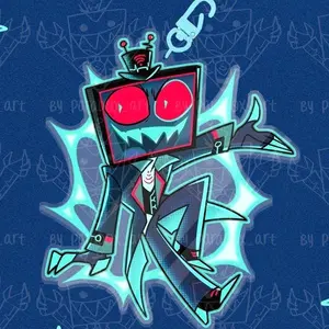 Hazbin Hotel  Vox Finale Outfit Keychain