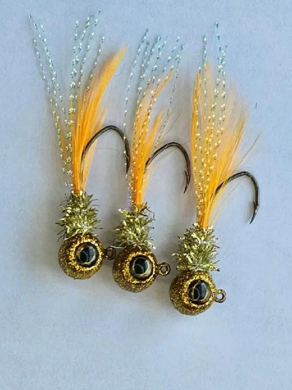 3 pack of Klondike crappie jigs 3 pack of Klondike crappie jigs