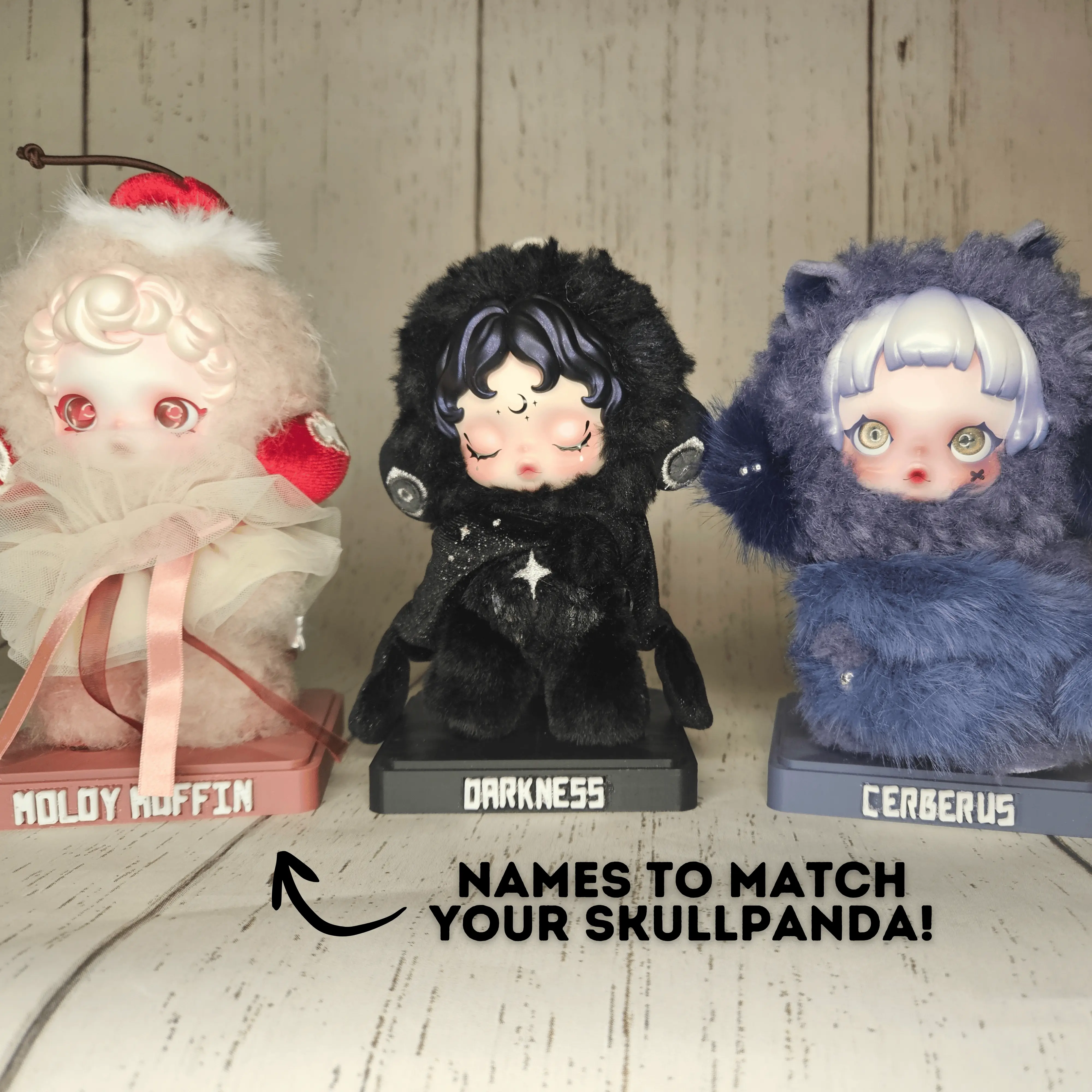 Custom Display Stands for Skullpanda V3 You Found Me – 3D Printed