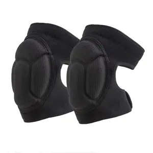 Soft Knee Pads for Women & Men, Knee Protector for Dance Volleyball Wrestling Snowboarding Work, Crash Protective Gear (Large, Black)