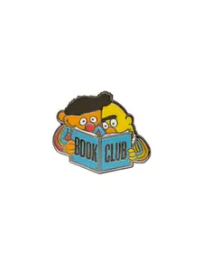 Sesame Street: Bert and Ernie Book Club Enamel Pin -- Out of Print, General Merchandise