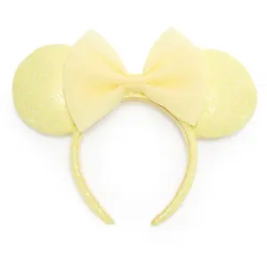 Disney Store Minnie Mouse Sequined Ear Headband for Adults – Joyful Yellow
