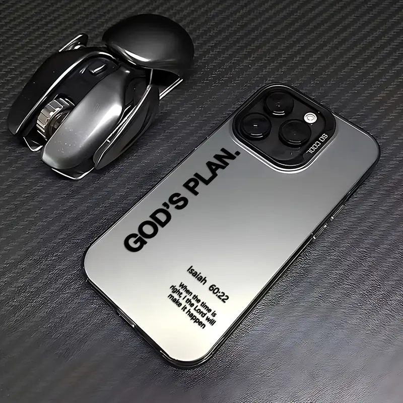 The God S Plan Phone Case Is Compatible with for iphone Models 17 16, 15, 14, 13, 12, 11 Pro Max, X, XR, XS Max, 8, And 7 Plus, Featuring a Matte Anti-Drop Shockproof Protection Back