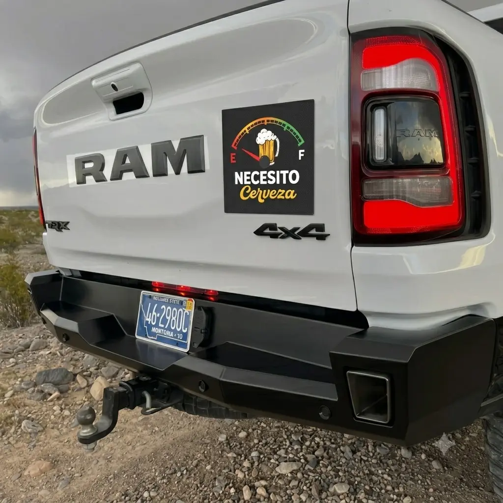 Funny Beer Car Magnet - "Necesito Cerveza" Spanish Magnetic Decal, Funny Mexican Humor Truck & Bumper Magnet, Removable Vehicle Accessory Gift