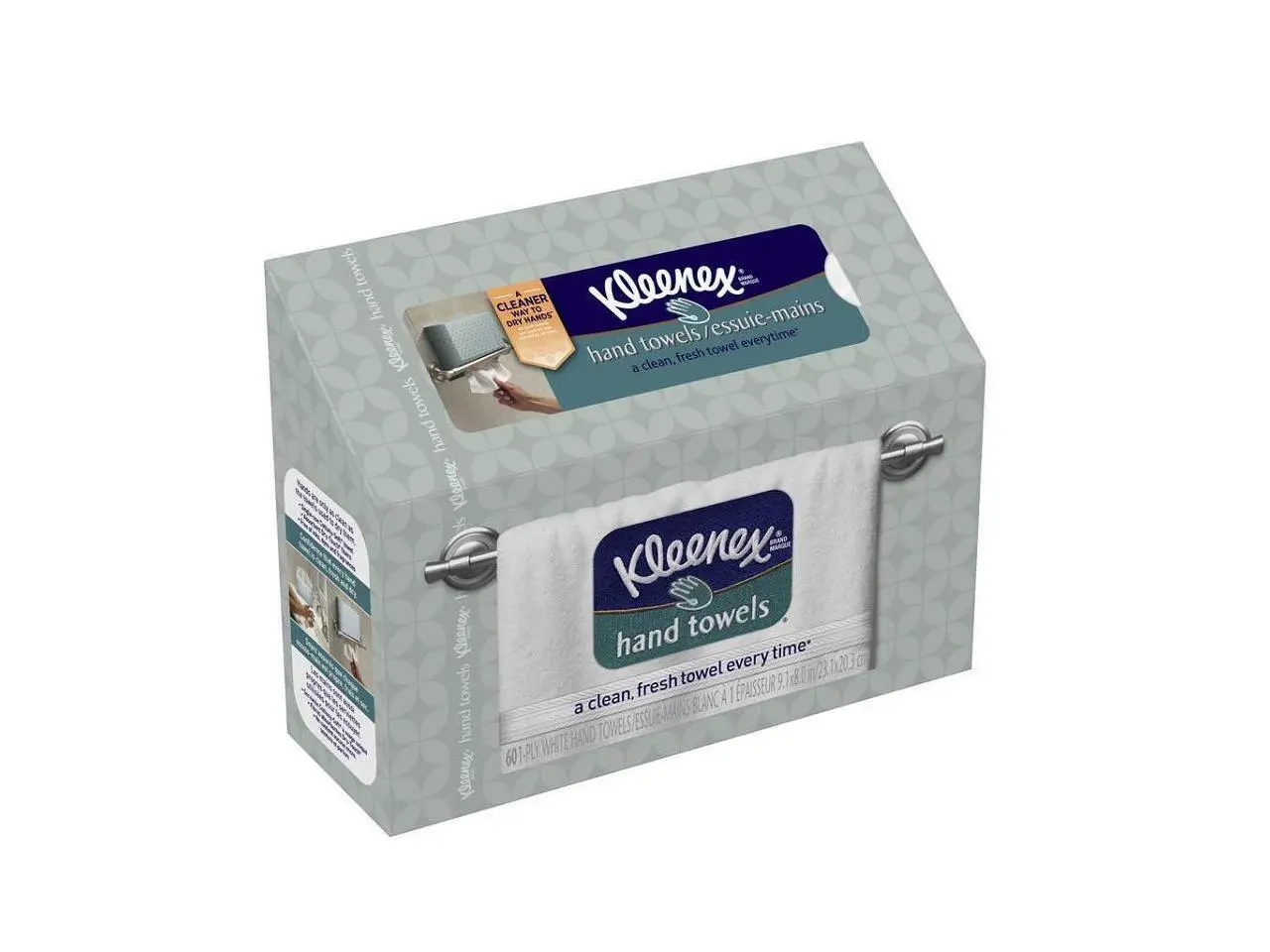 Kleenex Hand Towels, White, 6 x 60ct 036000385861S1634