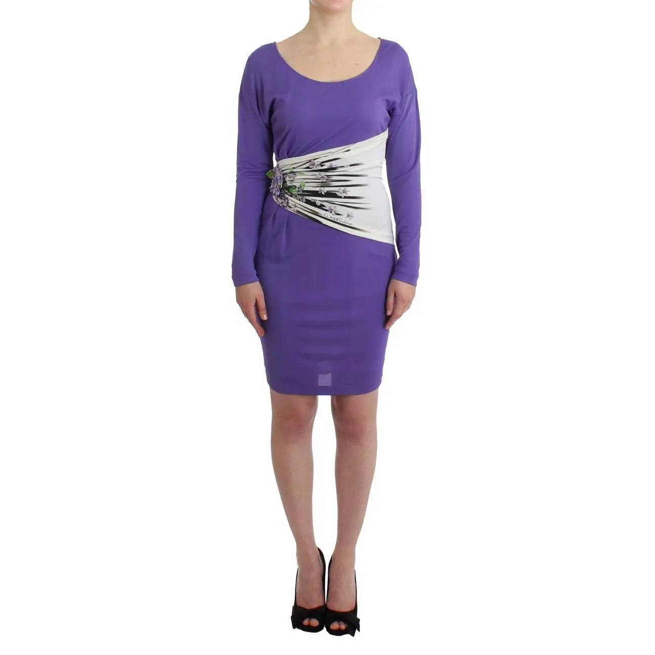 Cavalli Purple longsleeved dress