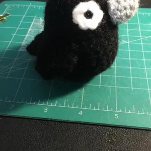 Handmade Crochet Crow