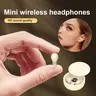 MSHUKCOE Mini Invisible True Wireless In-Ear Earphones - Bluetooth 5.4, Noise Cancelling, Stereo Audio, True Wireless Design, Charging Capability, Sport & Gaming Use, Back to School Phone Accessories