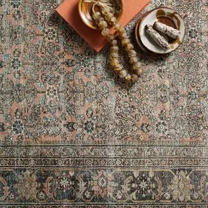 Loloi Adrian Terracotta/Multi Power Loomed Rug