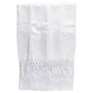 White Fringe Sarong – Classic, Chic & Perfect for the Beach