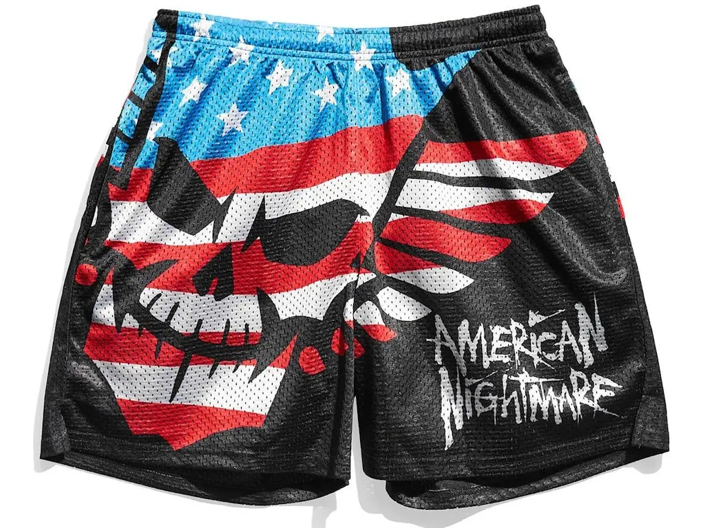 Chalk Line Cody Rhodes OS Logo Retro Shorts – Premium Wrestling Mesh Athletic Shorts for Men | Midweight Gym Shorts | Retro Streetwear & Everyday Casual Wear