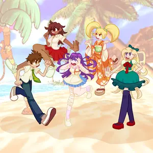 Dangan 2 Keychains - 5 Character Options with Glitter Epoxy