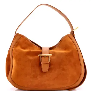 Pre-owned Alexander McQueen Suede, Leather Shoulder Bags T Bar Shoulder Bag Suede with Leather by Rebag