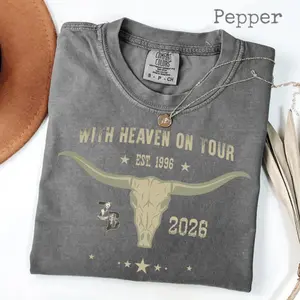 Comfort Colors Vintage ZB Tour 2026 Shirt, With Heaven On Tour Country Music Concert Shirt, Music Fan Gift, Western Graphic Tee