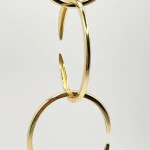 18k Gold Filled Bangles/Bracelet - Elegant Design with Smooth Finish and Adjustable Fit