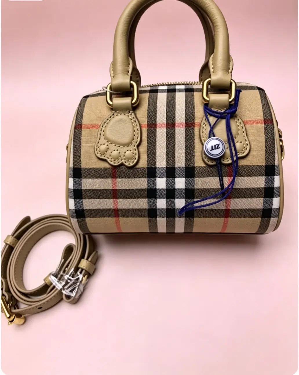 Pre-owned BURBERRY Canvas Shoulder Bag D0515885783