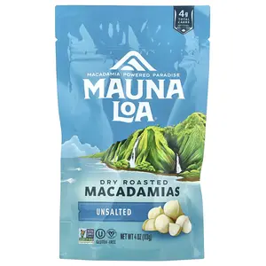 Mauna Loa Dry Roasted Macadamias, Unsalted, 4 oz (113 g)