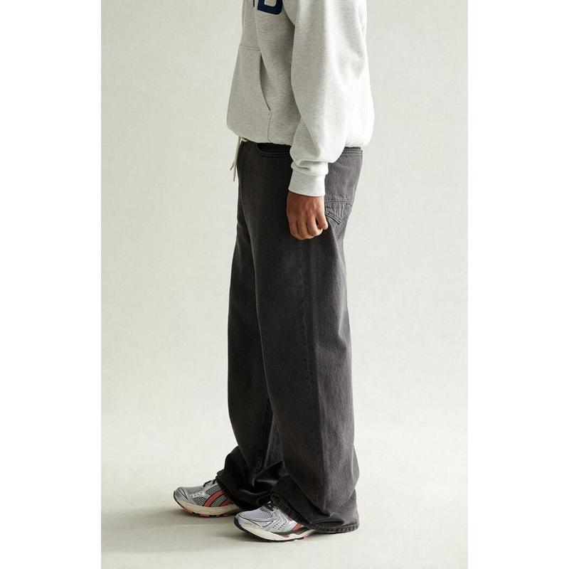 Pacsun Men's Blake Extreme Baggy Jeans Drawstring Faded Black