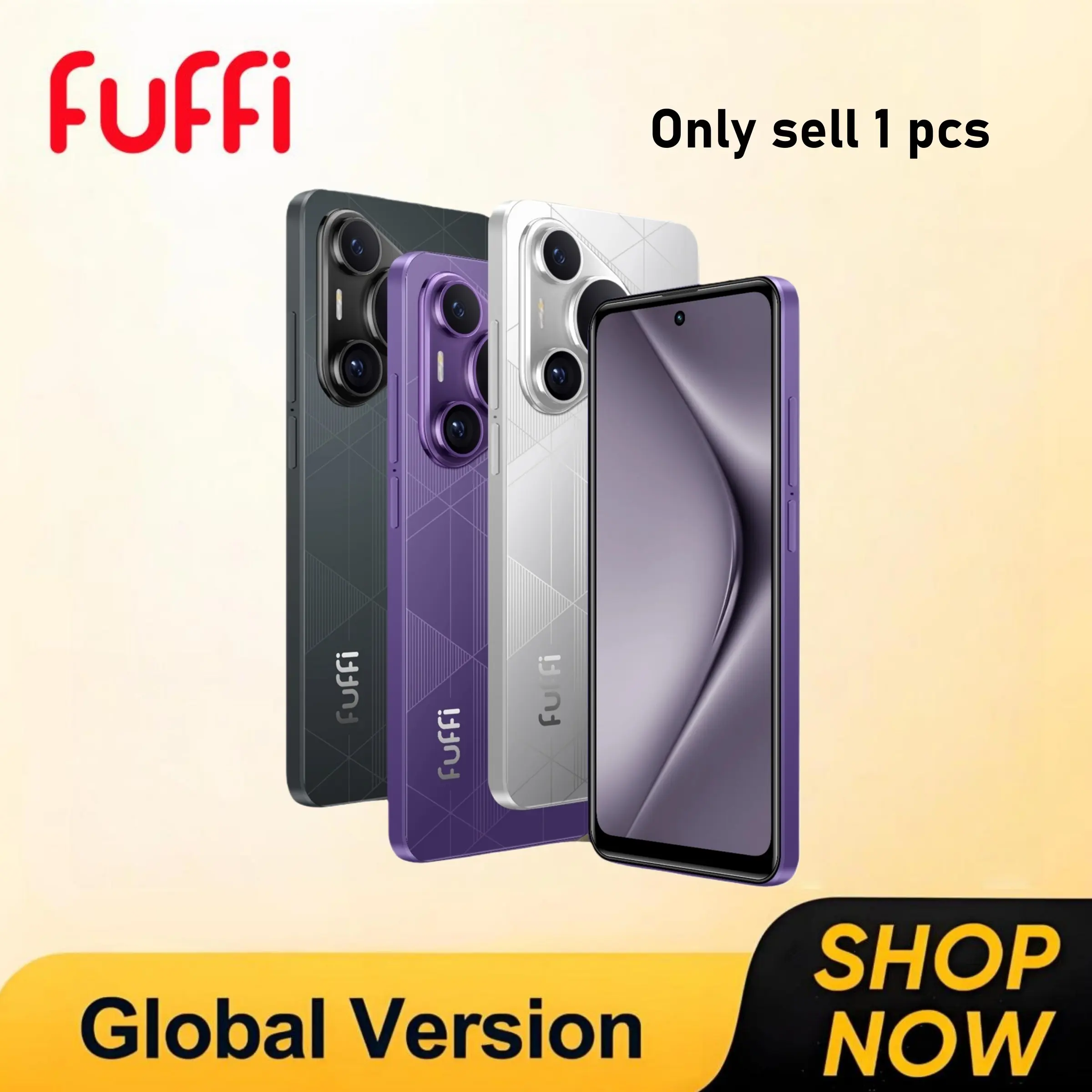 FUFFi-Smartphone 6.56 Inch,Unlocked 4G Network, Android 12.0 and