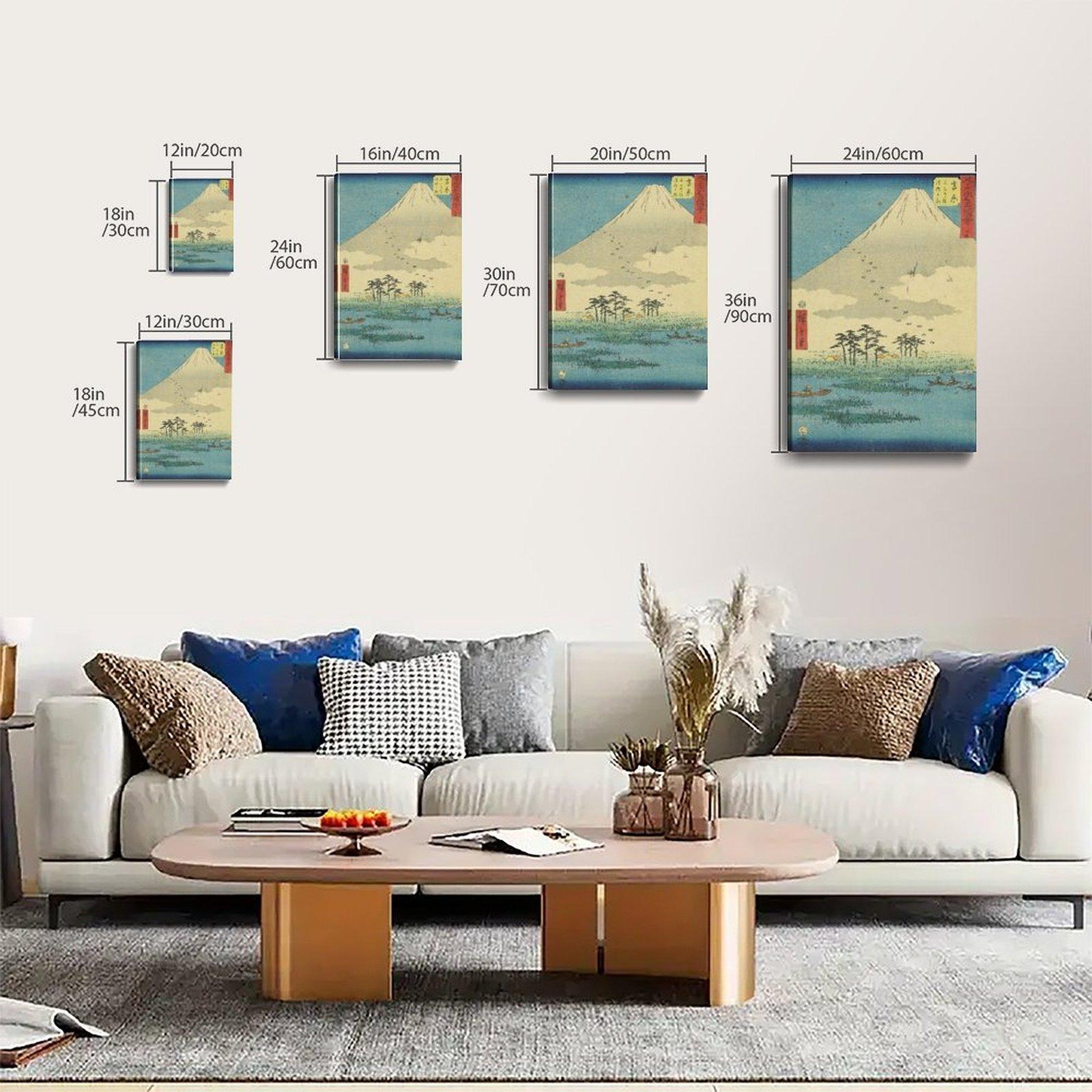 Vintage Poster Asian Style Yoshiwara Poster Decorative Painting Canvas Wall Art Picture Print Modern Family Bedroom Decor