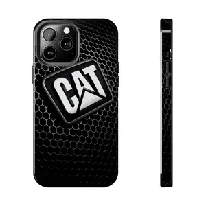 Caterpillar Phone Case - Heavy Machinery Diesel Power Case - Industrial Construction Aesthetic Tough Cover - Phone Cover for iPhone 7-17 Pro Max / for Samsung S21-S25 Ultra