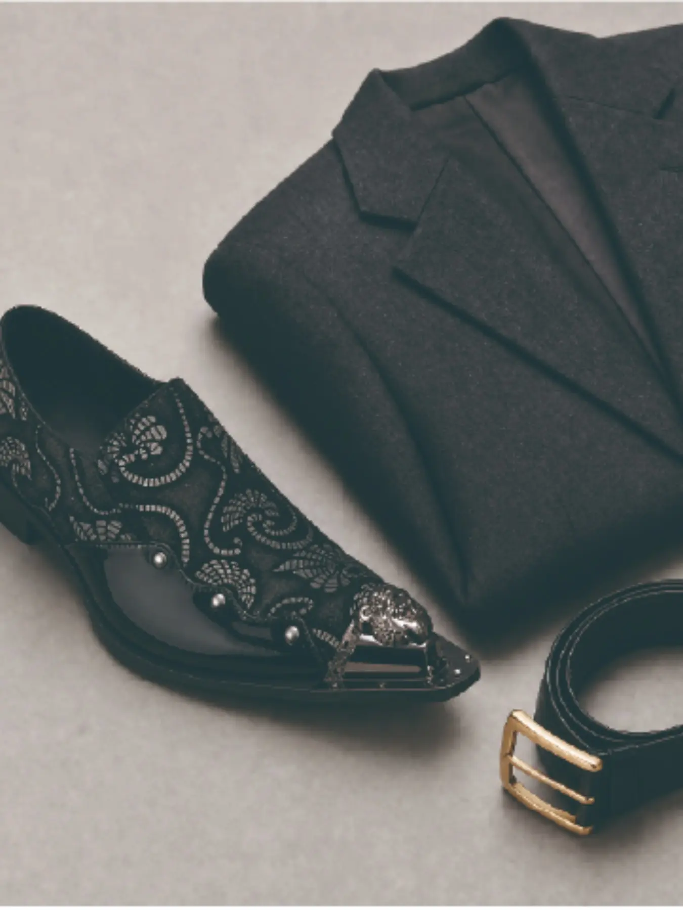 Party Evening Center Stage Shoe, Gold Embroidered Loafer, Elegant Formal Shoes, Fashionable Loafers, Dress Loafers Shoes, PU Leather, Rubber Sole, All Seasons