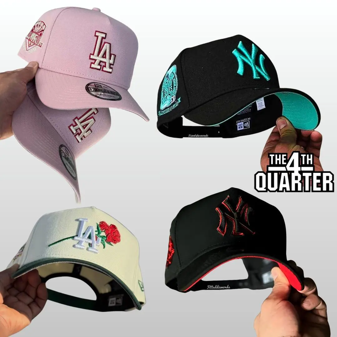 New Era 9FORTY Snapback Baseball Hat for Men, Adjustable NY Yankees & LA Dodgers