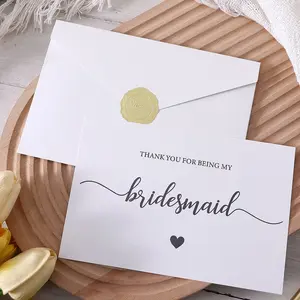 Thank You Card for Bridesmaid, Wedding Thank You Card, Chief Bridesmaid Card, Bridal Party Appreciation Gift, Perfect for Weddings