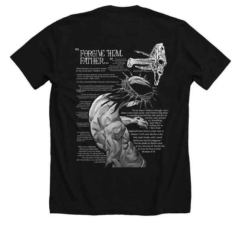 Forgive Them Father Bible Verse T-Shirt – Christian Faith Scripture Graphic Tee