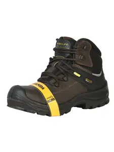 Procliff Protection Lace-Up Work Shoe- Brown 91604