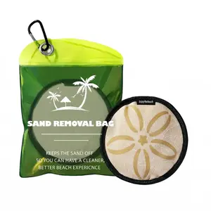 Sand Removal Bag - Quick Sand-Free Beach Mat, Portable Foldable Sand-Free Blanket for Travel, Camping & Outdoor Activities