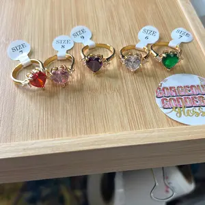 Mini Heart Fashion Gold Filled Ring