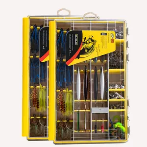 Tcakelox Deluxe Fishing Tackle Box Waterproof 3700 Terminal Tackle Trays Organizer with 2 Type Dividers Multi-purpose All-in-one Storage 3700 2 PCS