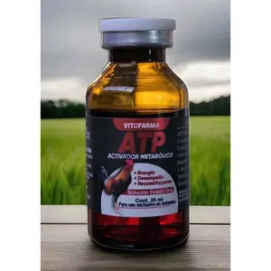 ATP B12 5500, Atp for Roosters/Gallos Supplements Vitofarma 20ml Exp. 02/28