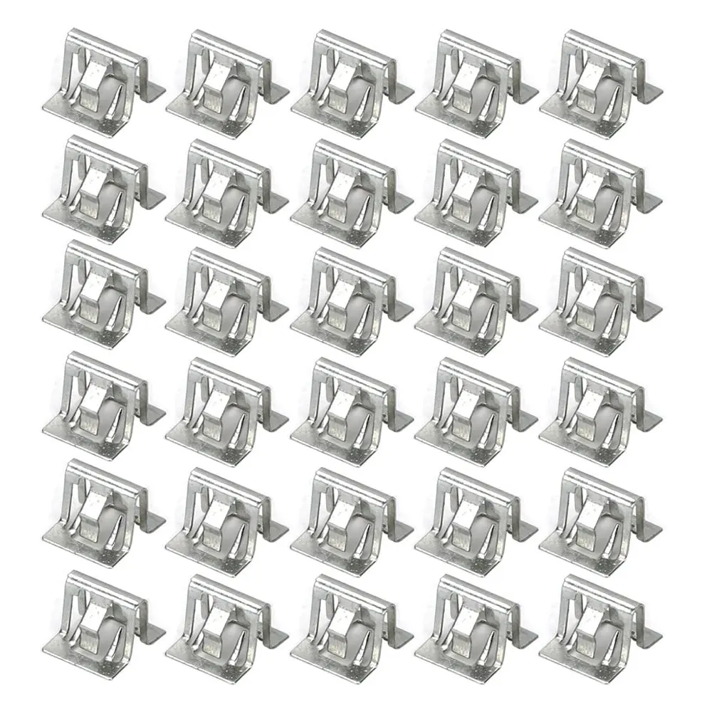 30 PCS15748479 Interior Trim Clips Console Dash Retainer Clips 1/2" X 5/8" Grill Clips Moulding Fastener Dash Retainer Clips Compatible with 1994-2017 GM Cars & Trucks