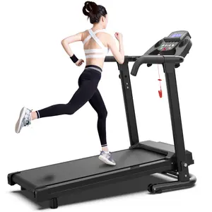Foldable Treadmill for Home, 2.5HP Portable Treadmill with Handles, 300 lbs Capacity, APP Control & LED Display - Folding Walking Pad for Fitness