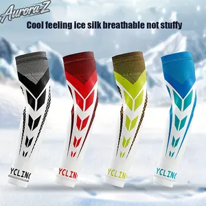 4 Pairs Unisex Ice Silk Cooling Arm Sleeves | SunSafeTok CyclingTok OutdoorTok UPF 50+ UV Protection Silicone Non-Slip Breathable Stretchy Arm Covers | for Cycling Driving Fishing Motorcycling Daily Outdoor Wear
