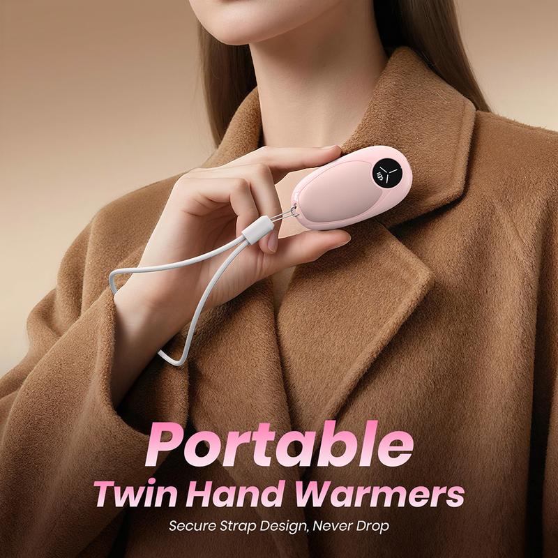 Hand Warmers Rechargeable 2 Pack Electric Hand Warmer Magnetic Ultrathin Portable for Men Women Christmas Hiking Golf Hunting Accessories