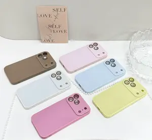 Skin-Feel Crystal Phone Case, Large Window Camera Full Coverage, Smooth Anti-Fingerprint, Crystal Clear Texture, Only Compatible with iPhone 11-17 Series