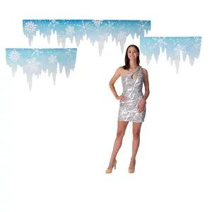 26" – 70" Winter Wonderland Icicles Hanging Decorations - 3 Pc.