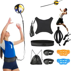 Volleyball Training Equipment Aid,Premium Volleyball Rebounder Trainer Kit,Solo Practice Trainer for Serving Setting Spiking and Arm Swing,Volleyball Gifts for Teen Girls & Boys