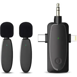 SoundGuard AP003  Lavalier Microphone | 48kHz Pro Studio | 393FT Range | Noise Reduction | Compatible with , Android & DSLR Cameras | Ideal for Business Videos & Interviews