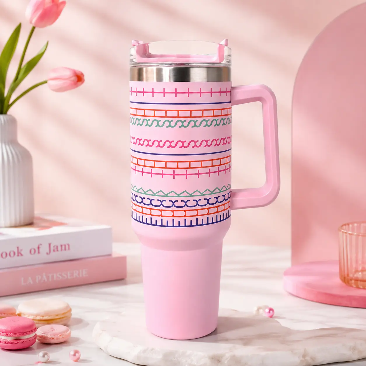 40 Oz Hidden Message Tumbler Stainless Steel Cup with Handle and Straw Gifts for Women Friend Family Men Valentine's Day Birthday Gifts Set Keep Cold Hot & Ice Flasks funny Tumbler Drinkware Tea Iced Sarcastic Design Funny Coffee Cug for Coworkers & Work