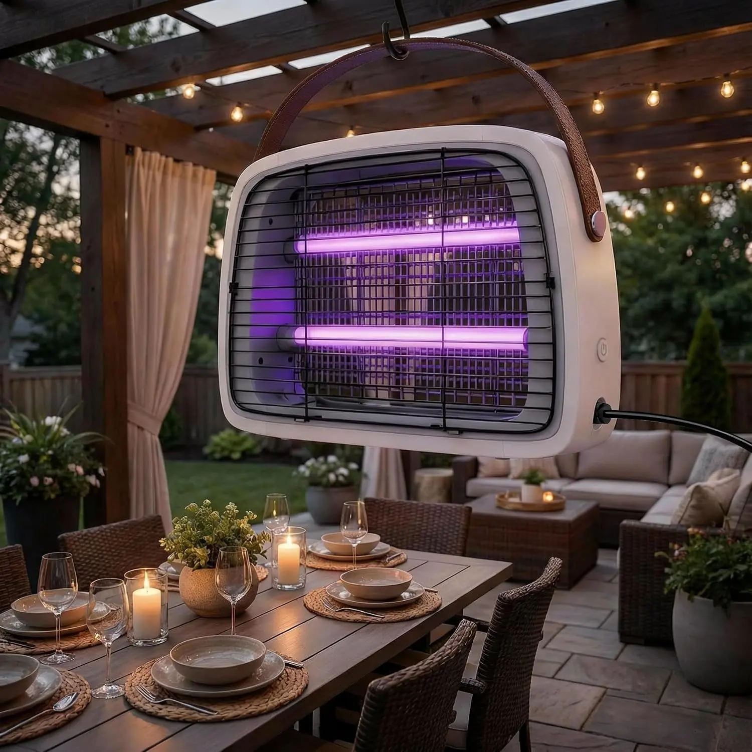 LED Bug Zapper, Electric Mosquito Zapper, 110-240V Fly Trap Widely Applicable.