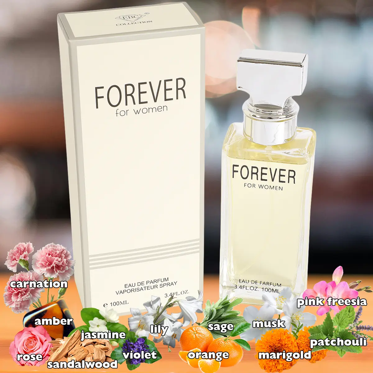Forever Spray Perfume Eau De Parfum for Women 100ml/3.4.fl.oz