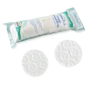 100 Hypoallergenic Makeup Removing Pads, Lint-Free and Fragrance-Free, Perfect for Facial Cleansing and Nail Polish Removal