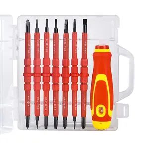 15 In 1 Changeable Insulated Screwdriver Set With Magnetic and Slotted