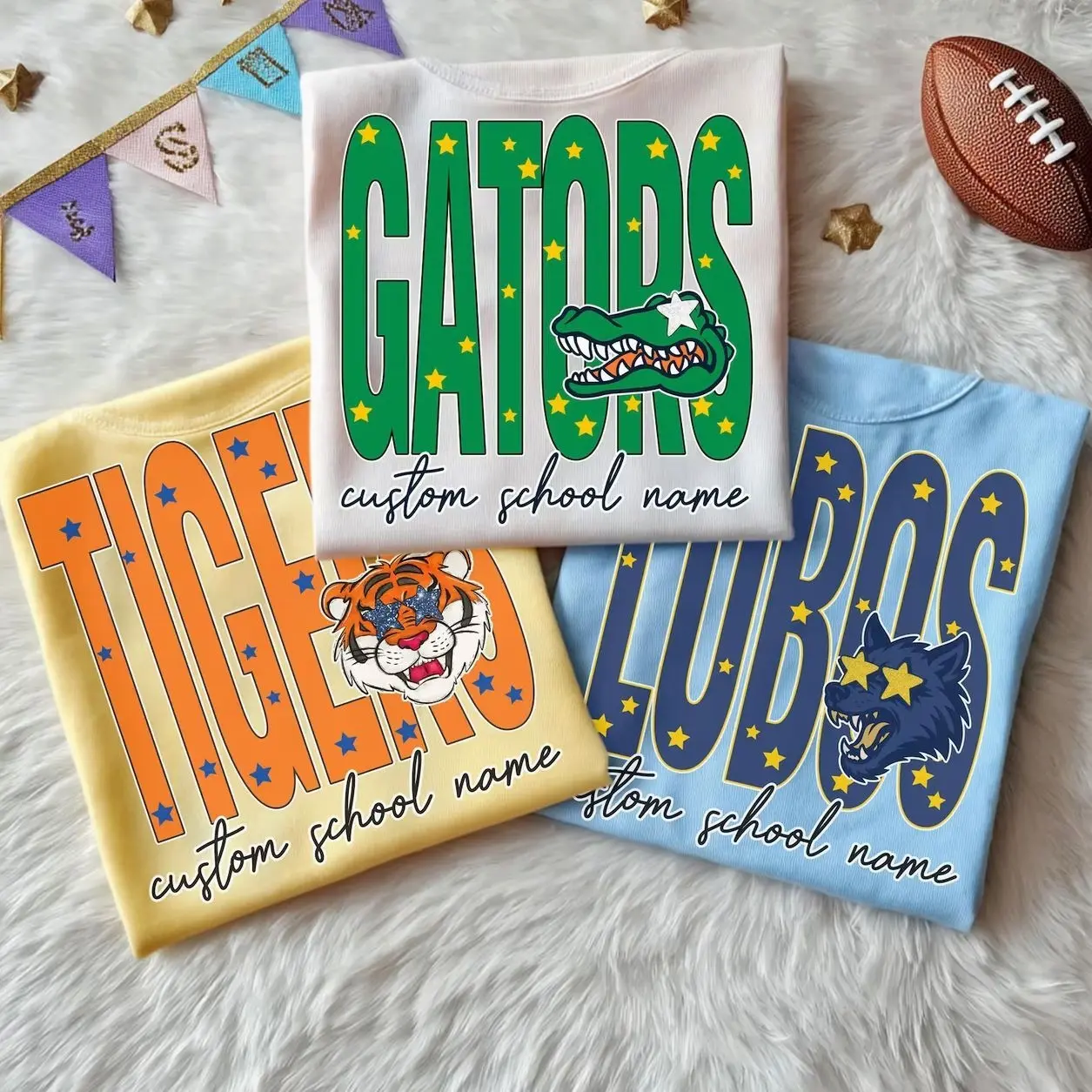 Custom Mascot Name Sports Team Shirt, Favorite Team Shirt, Retro Mascot Tee, School Spirit Mascot Shirt, Personalized Team Name Tee