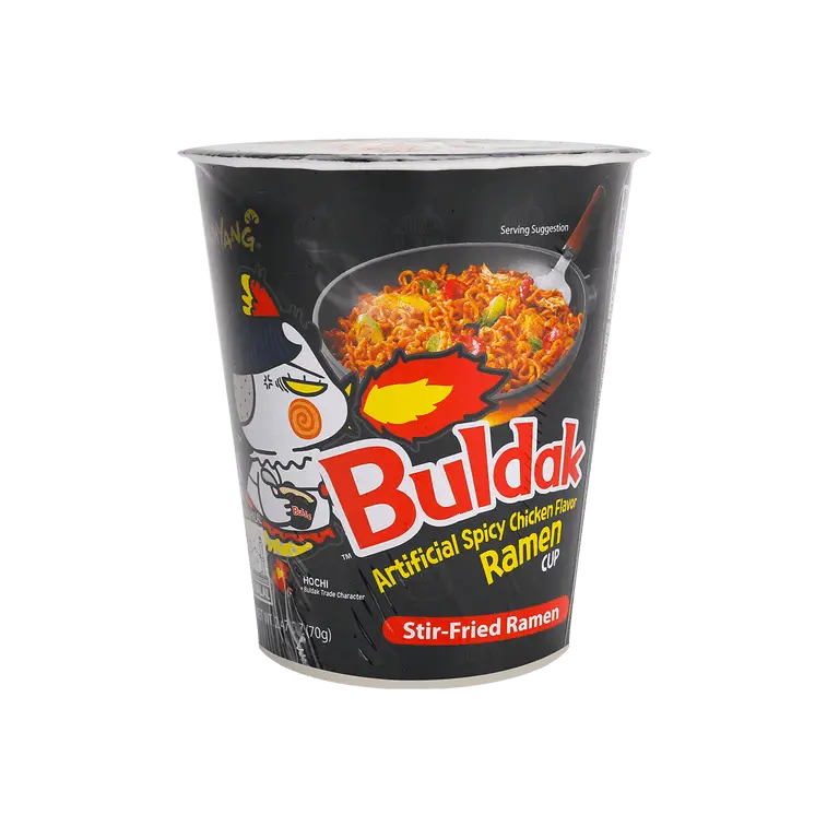 Korean Buldak Noodles Spicy Chicken Flavor Cup Ramen 70g Instant Food