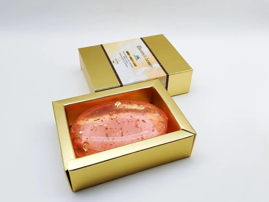 Eliszene’s Beauty 24K Gold Radiance Soap – Brightening & Anti-Aging Body Wash for All Skin Types (200g)